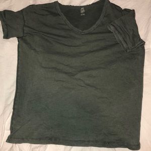 Aerie V-Neck Distressed T-Shirt